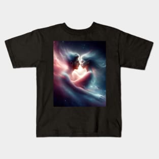 Galaxy love Kids T-Shirt